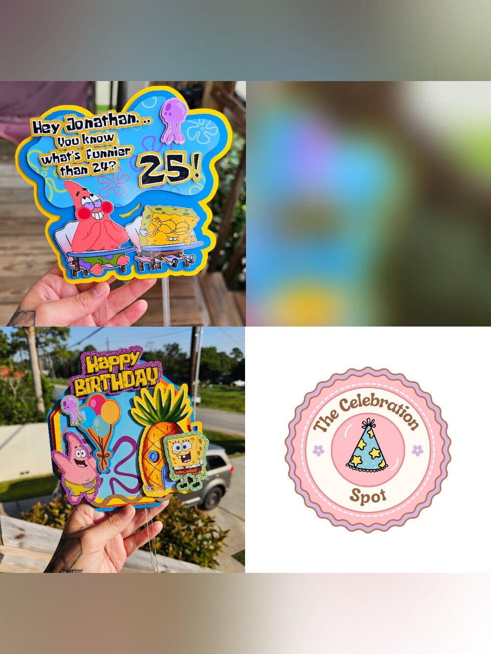 SpongeBob SquarePants Cake Topper